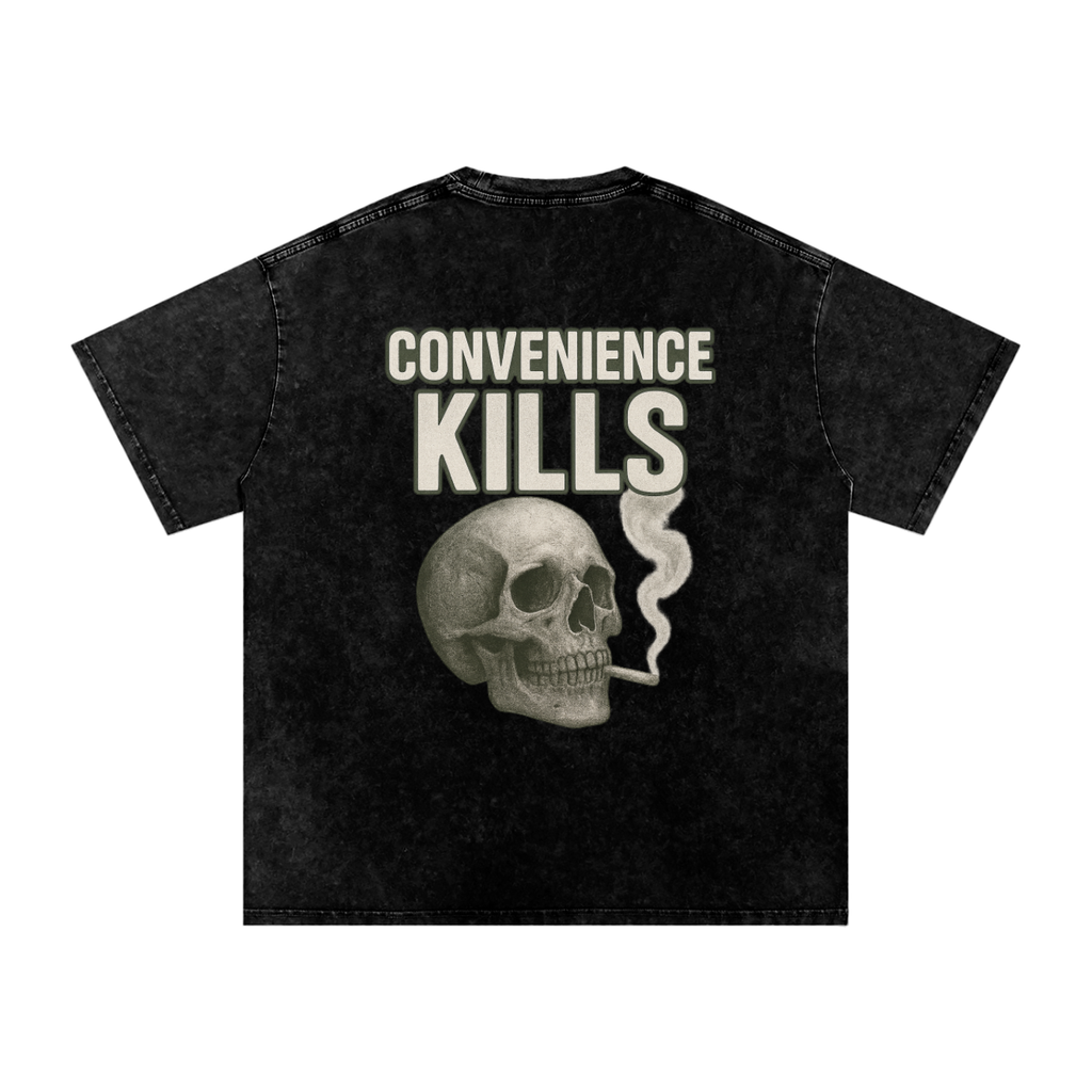 Convenience Kills "OG" Snow Washed Oversized T-Shirt
