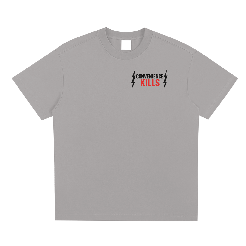 Convenience Kills "Comfort Is In The Coffin" Alternate T-Shirt